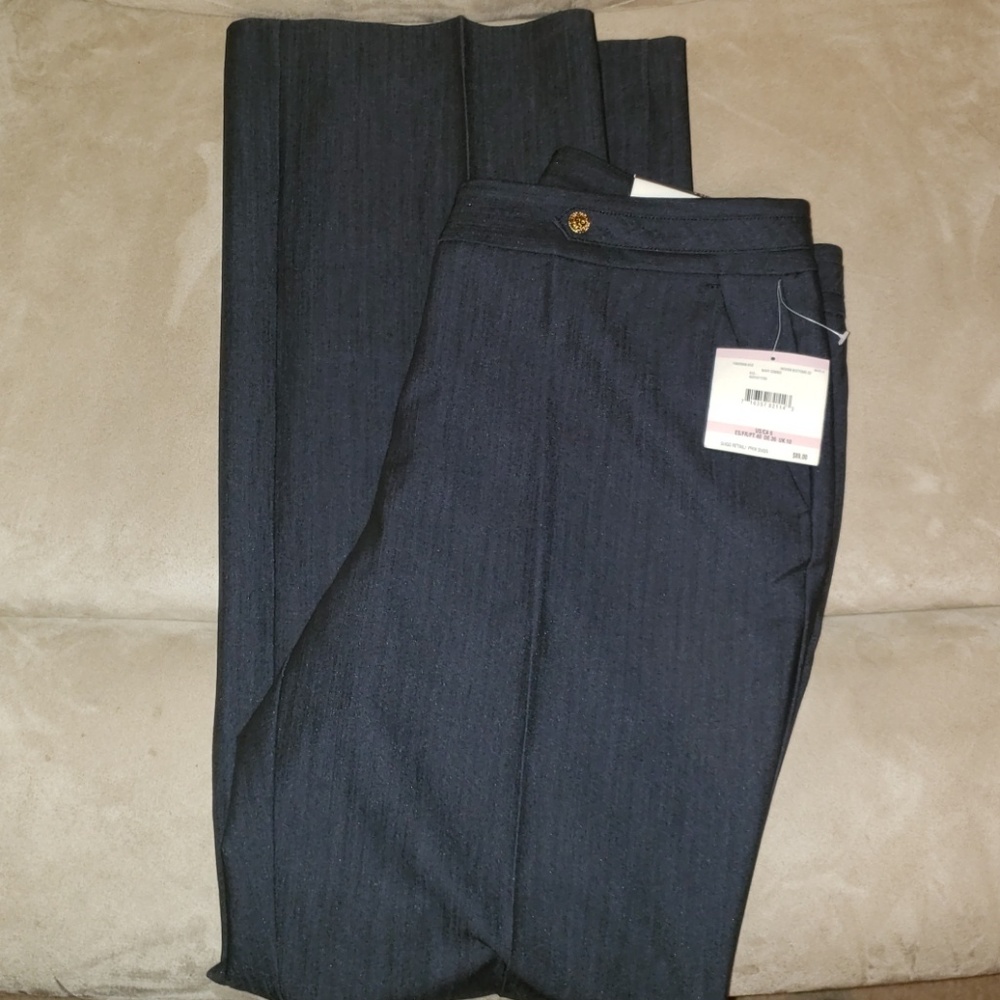 Anne Klein Trousers! NWT Size 6! Navy!